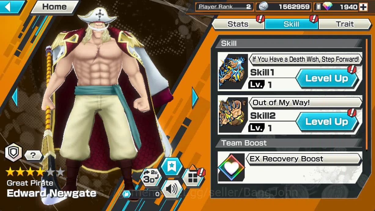 One Piece Bounty Rush Accounts GLOBAL | EX2 | MAX 1 | oden, Fujitora ISSHO, VEGAP image 7