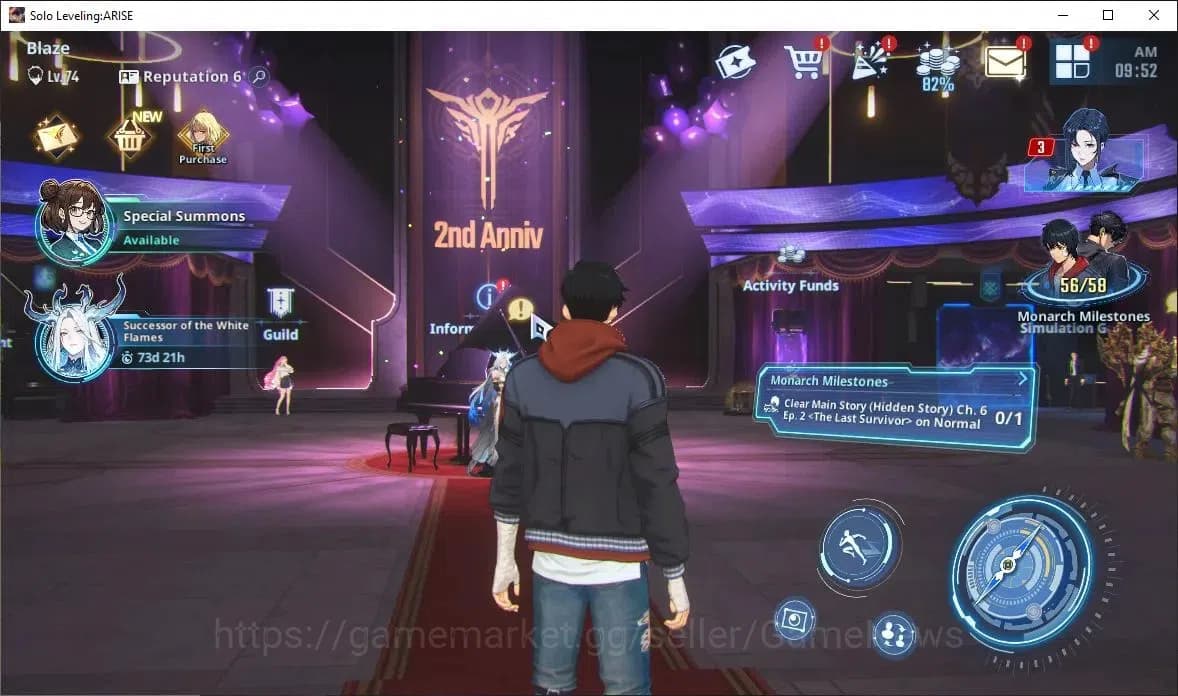 Solo Leveling: ARISE Accounts Lv74 1819M Pwr|LennartA3,+Sign,ReijiA5+Sign,Hae In image 1