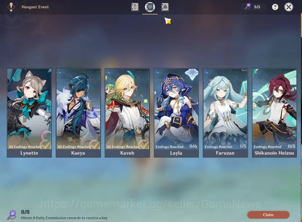 Genshin Impact Accounts ASIA|AR59|PreamTeam NeuvilletteC1|15Limited+10(*5W image 5