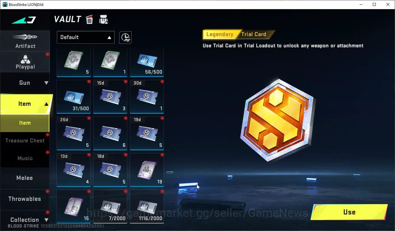 Blood Strike Accounts ASIA|Collab 7DS (Karl98,QBZ95), BLEACH Byakuya+1 U image 11