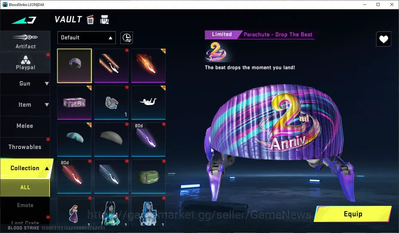 Blood Strike Accounts ASIA|Collab 7DS (Karl98,QBZ95), BLEACH Byakuya+1 U image 12