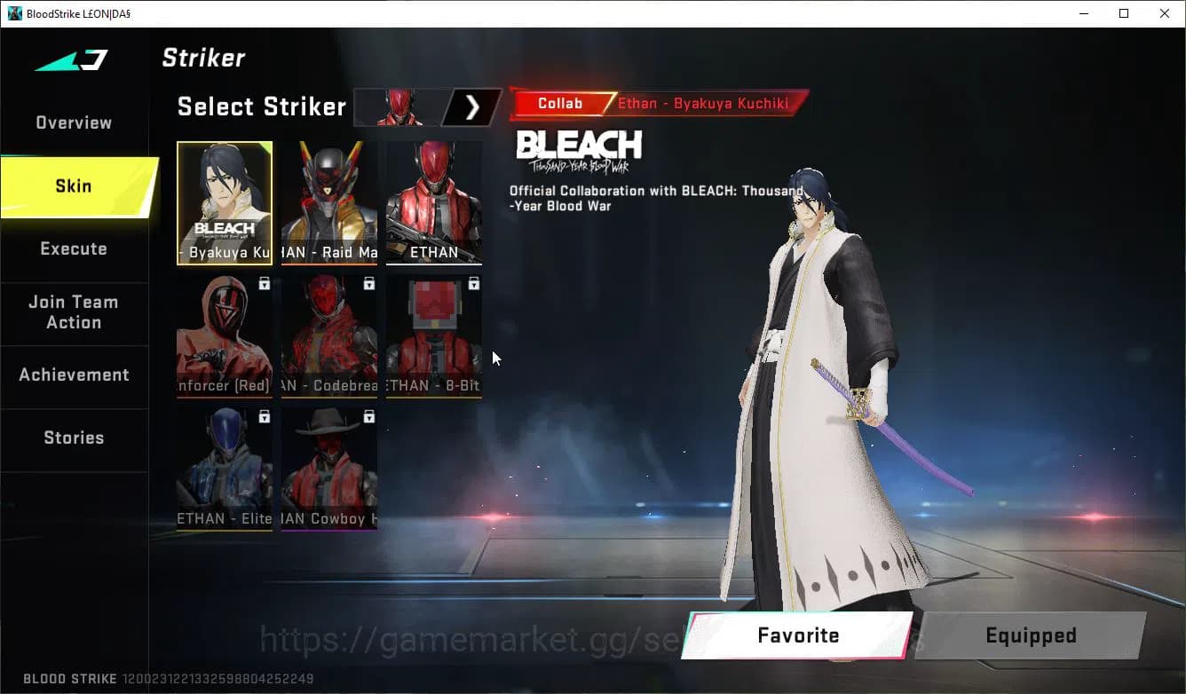 Blood Strike Accounts ASIA|Collab 7DS (Karl98,QBZ95), BLEACH Byakuya+1 U image 3