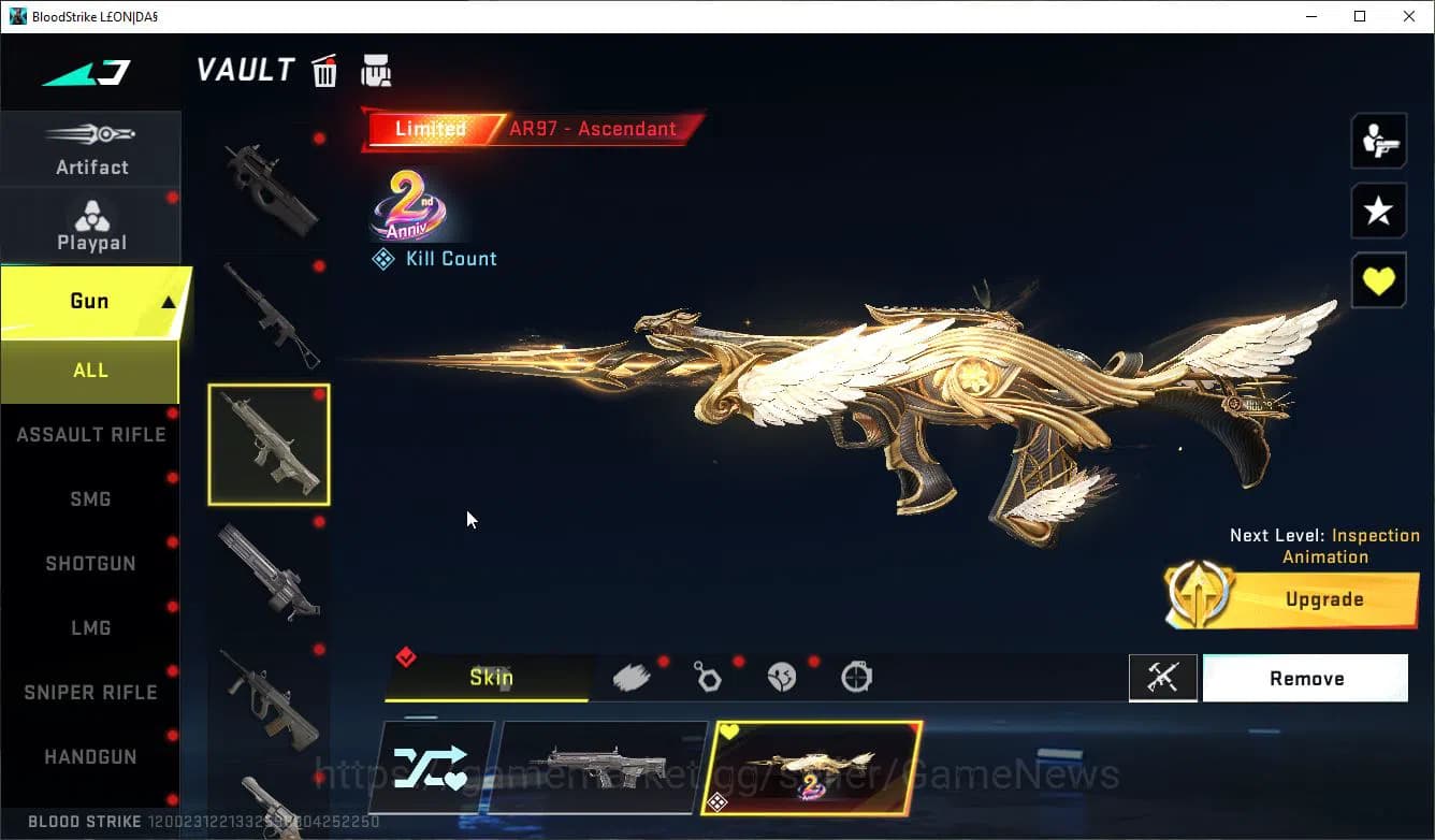 Blood Strike Accounts ASIA|Collab 7DS (Karl98,QBZ95), BLEACH Byakuya+1 U image 7