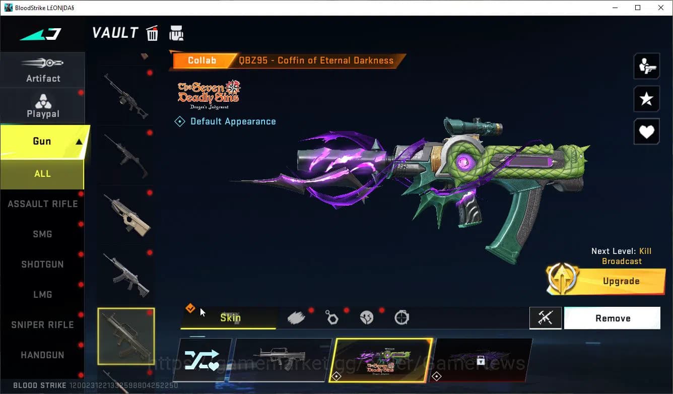 Blood Strike Accounts ASIA|Collab 7DS (Karl98,QBZ95), BLEACH Byakuya+1 U image 9