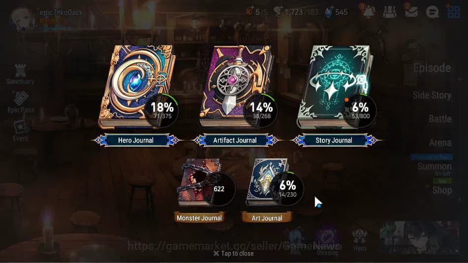 Epic Seven Accounts GLOBAL Unverif| Starter |1 ML (Mediator Kawerik)+F image 2