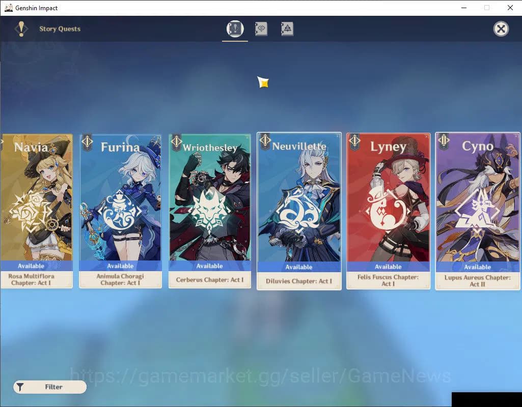 Genshin Impact Accounts ASIA |AR 57|9 Limit+5(*5Wep)|Neuvilette+Sign,EulaC image 16