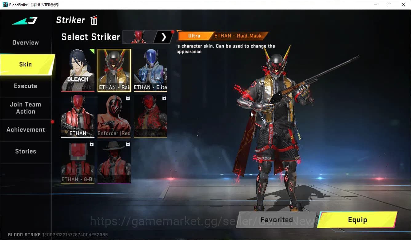 Blood Strike Accounts ASIA|Collab BLEACH Byakuya+3 ULTRA [Ethan-Raidmask image 4