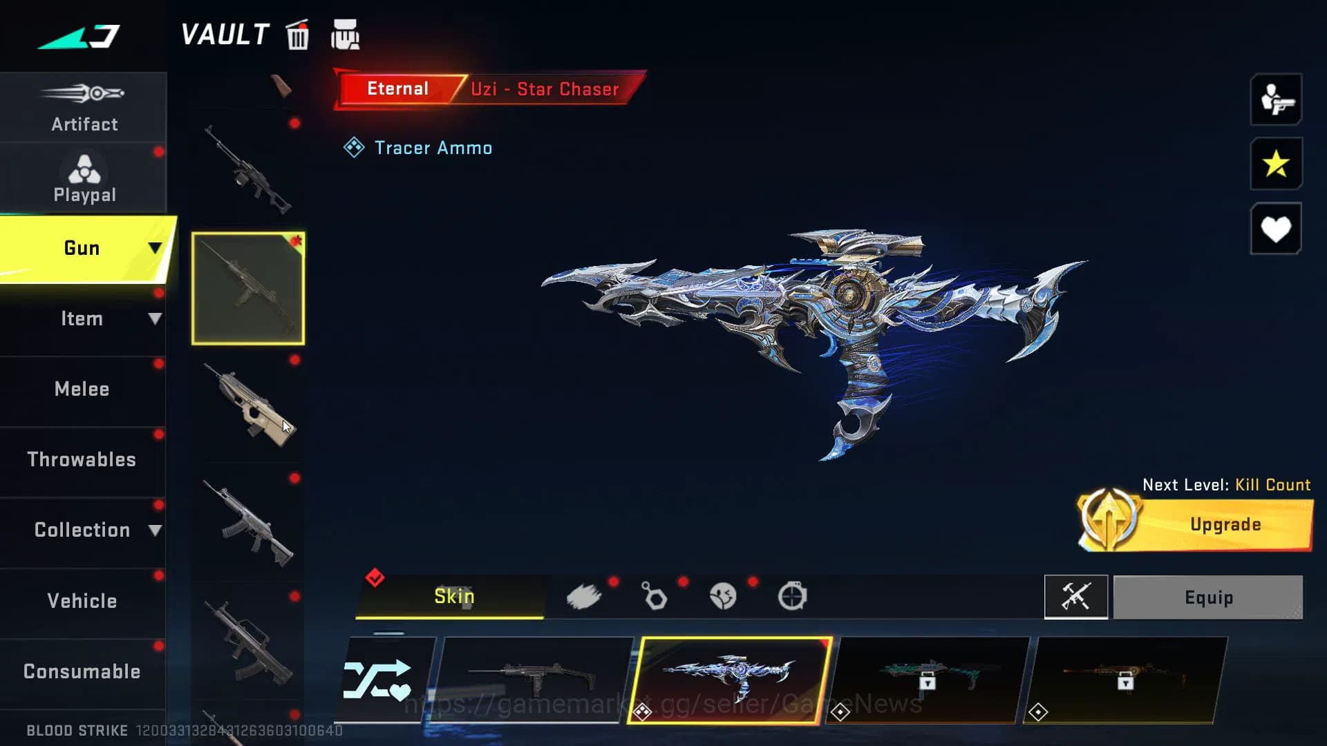 Blood Strike Accounts ASIA|4 ETERNAL(M700,Uzi,Ran,Byakuya)1MELE(kukri-Ne image 12