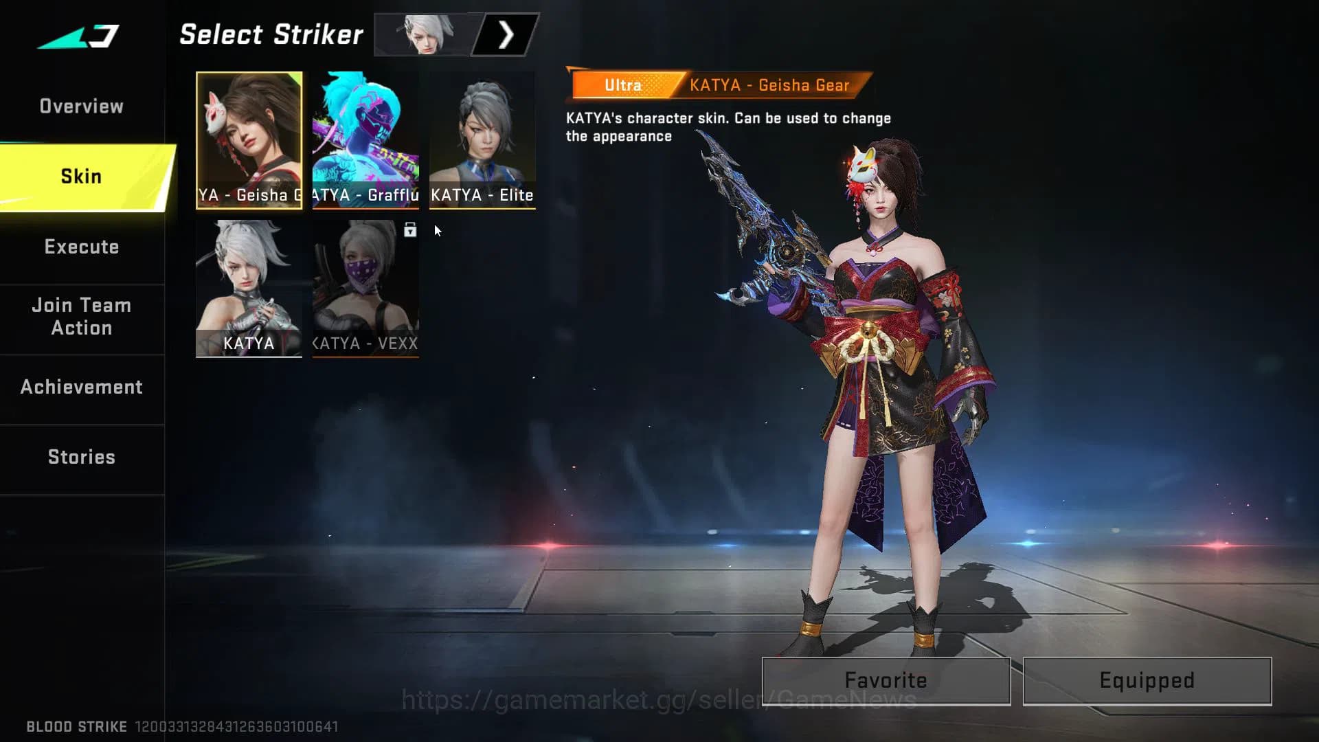 Blood Strike Accounts ASIA|4 ETERNAL(M700,Uzi,Ran,Byakuya)1MELE(kukri-Ne image 17