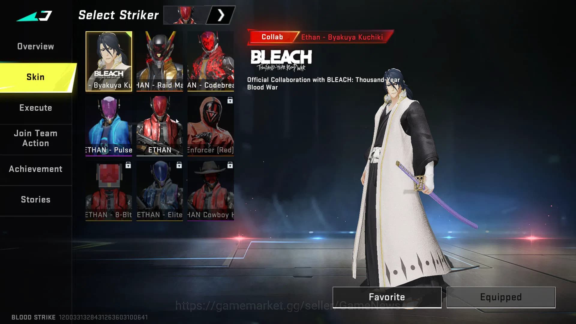 Blood Strike Accounts ASIA|4 ETERNAL(M700,Uzi,Ran,Byakuya)1MELE(kukri-Ne image 18