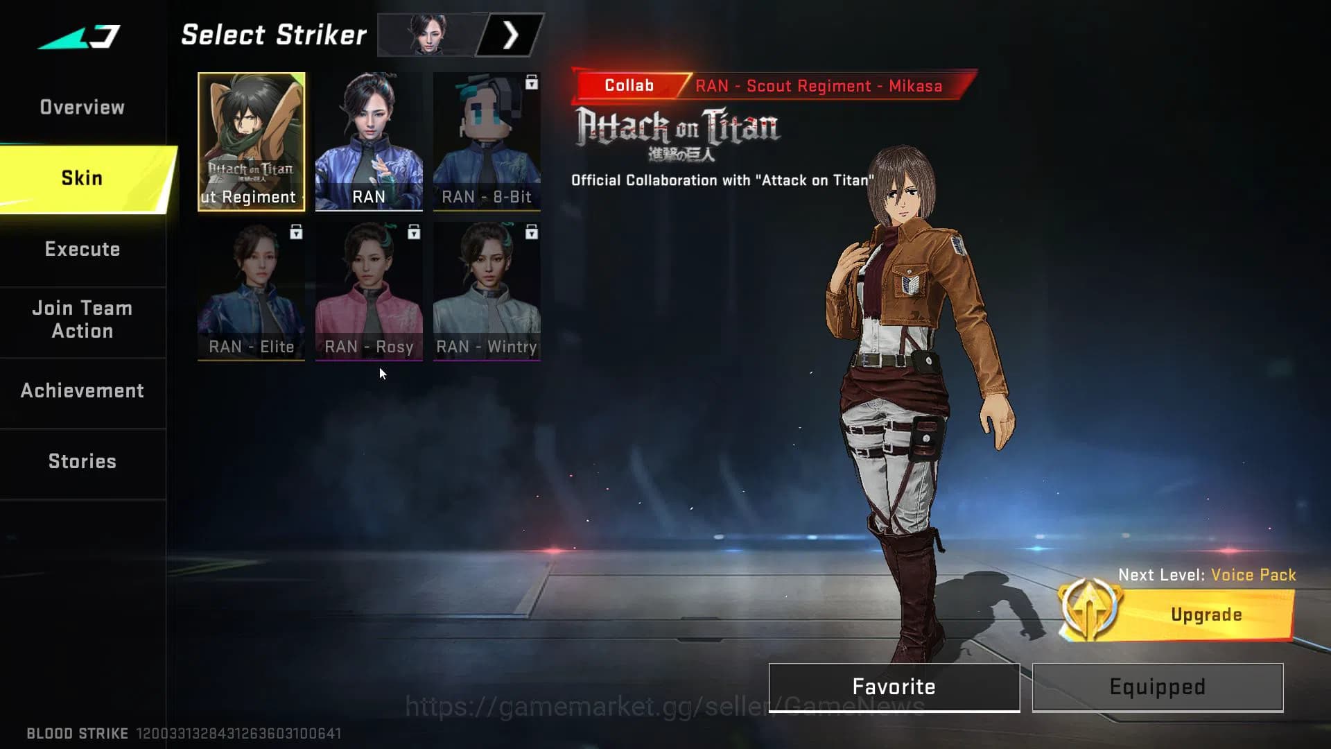 Blood Strike Accounts ASIA|4 ETERNAL(M700,Uzi,Ran,Byakuya)1MELE(kukri-Ne image 19