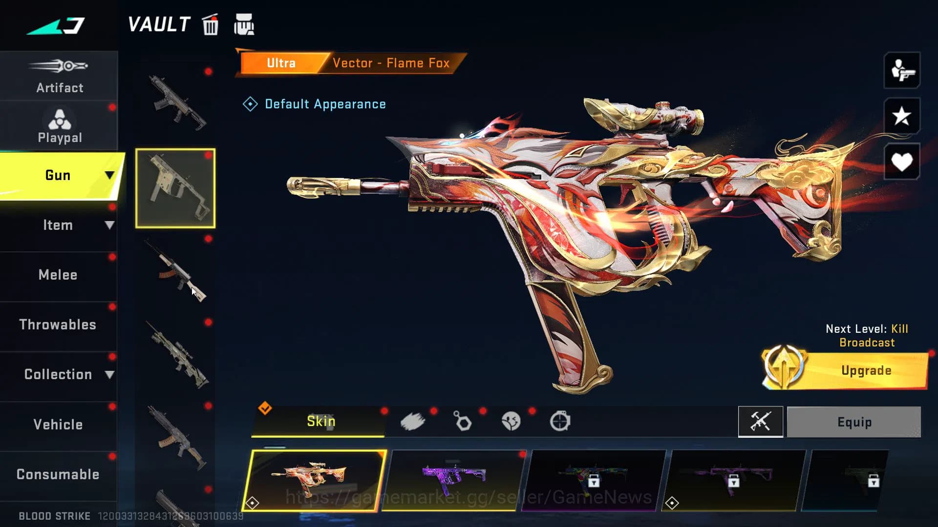 Blood Strike Accounts ASIA|4 ETERNAL(M700,Uzi,Ran,Byakuya)1MELE(kukri-Ne image 5