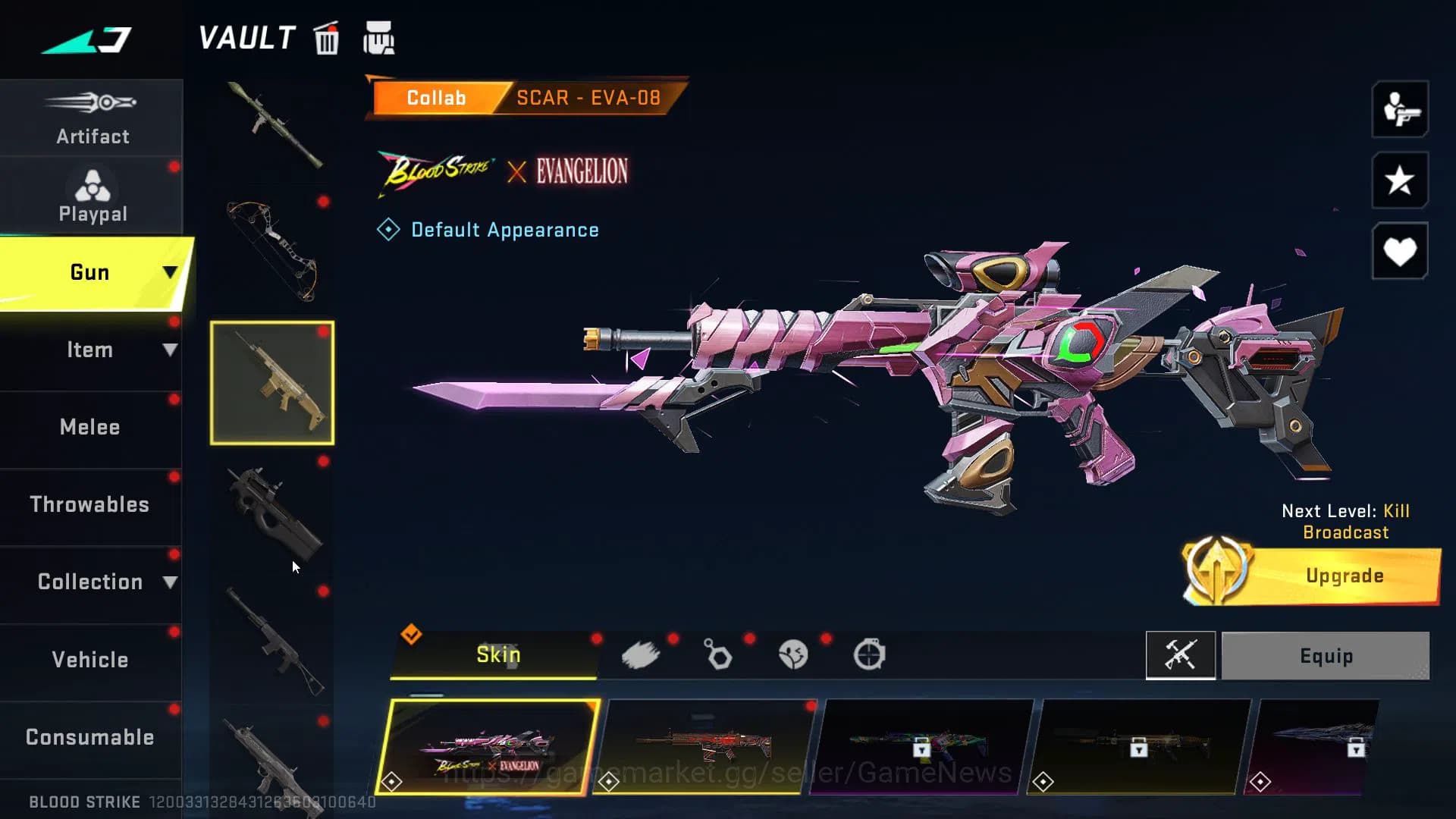 Blood Strike Accounts ASIA|4 ETERNAL(M700,Uzi,Ran,Byakuya)1MELE(kukri-Ne image 8