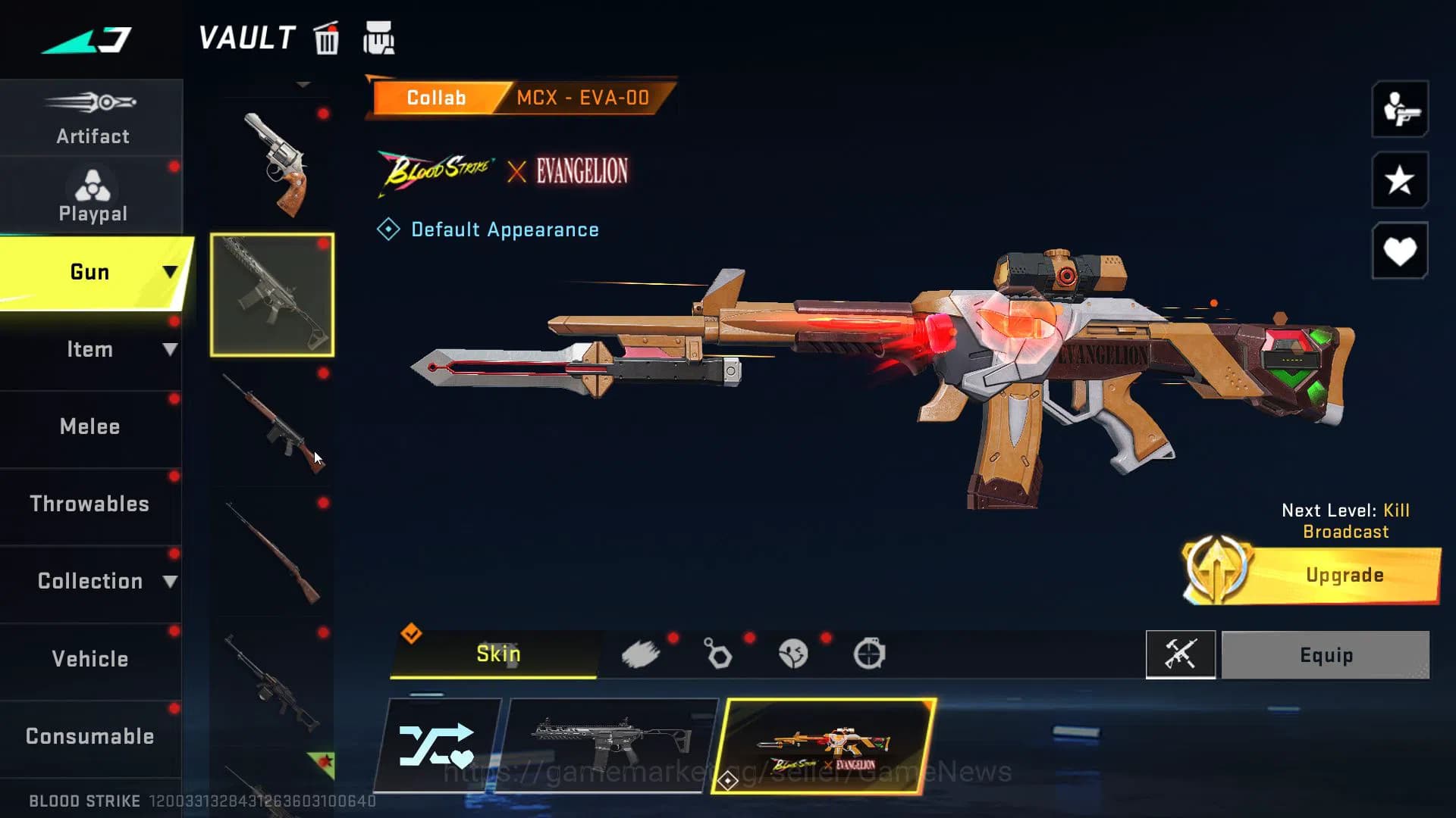 Blood Strike Accounts ASIA|4 ETERNAL(M700,Uzi,Ran,Byakuya)1MELE(kukri-Ne image 9