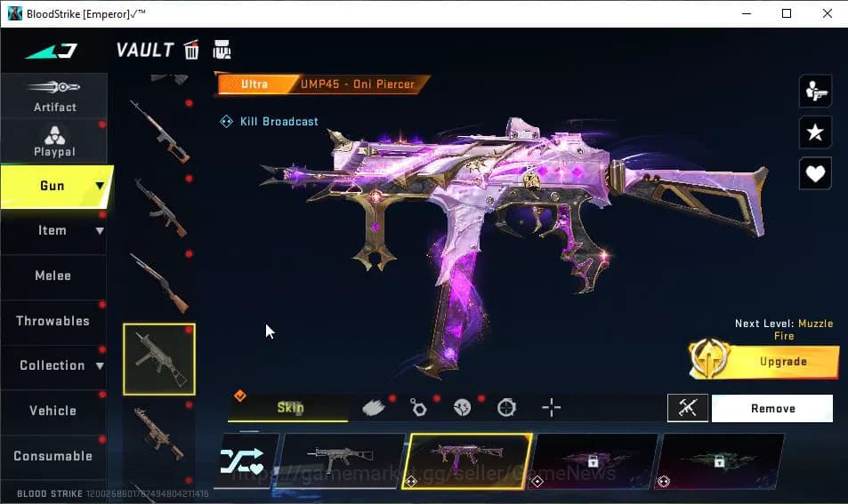 Blood Strike Accounts ASIA|ETERNAL[Galil-Noxdra Lv3,Vector-Shadowdrake L image 10