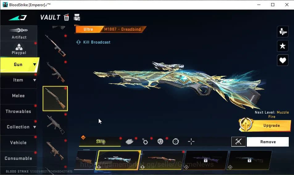 Blood Strike Accounts ASIA|ETERNAL[Galil-Noxdra Lv3,Vector-Shadowdrake L image 11