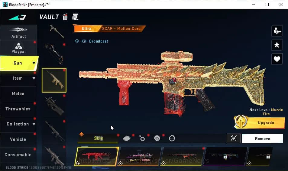 Blood Strike Accounts ASIA|ETERNAL[Galil-Noxdra Lv3,Vector-Shadowdrake L image 14