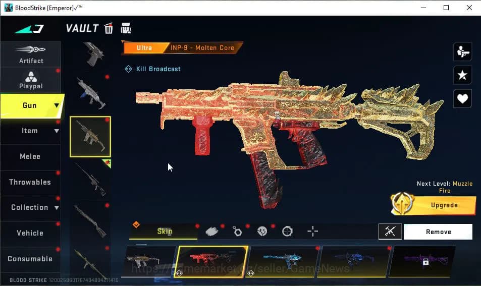 Blood Strike Accounts ASIA|ETERNAL[Galil-Noxdra Lv3,Vector-Shadowdrake L image 16