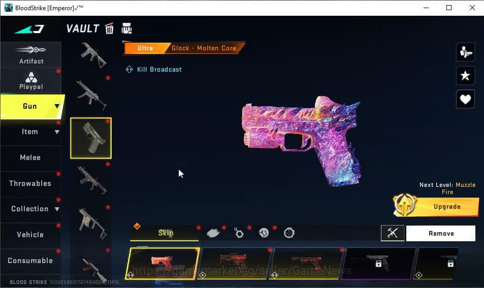 Blood Strike Accounts ASIA|ETERNAL[Galil-Noxdra Lv3,Vector-Shadowdrake L image 19