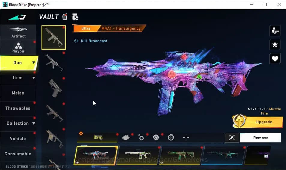 Blood Strike Accounts ASIA|ETERNAL[Galil-Noxdra Lv3,Vector-Shadowdrake L image 20