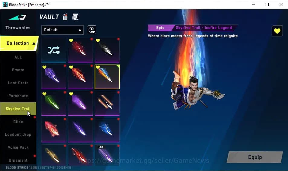 Blood Strike Accounts ASIA|ETERNAL[Galil-Noxdra Lv3,Vector-Shadowdrake L image 5