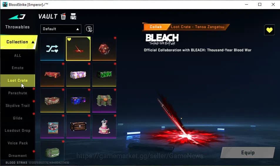 Blood Strike Accounts ASIA|ETERNAL[Galil-Noxdra Lv3,Vector-Shadowdrake L image 7