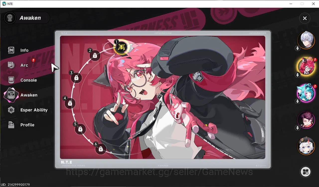 Neverness to Everness Accounts GLOBAL ASIA |HL 3| 2 SSR Limited Nanally Awk 1, Sa image 3