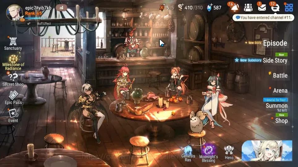 Epic Seven Accounts GLOBAL UnVerif|13 ML(Salome,NM Luna,LC Bellona,Etc image 1