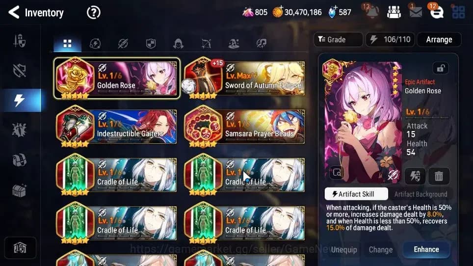 Epic Seven Accounts GLOBAL UnVerif|13 ML(Salome,NM Luna,LC Bellona,Etc image 18