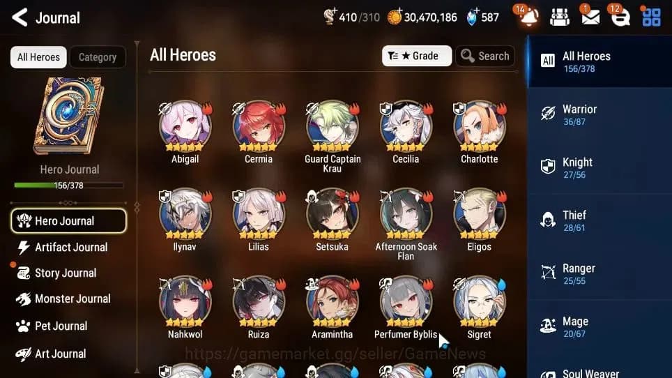 Epic Seven Accounts GLOBAL UnVerif|13 ML(Salome,NM Luna,LC Bellona,Etc image 7