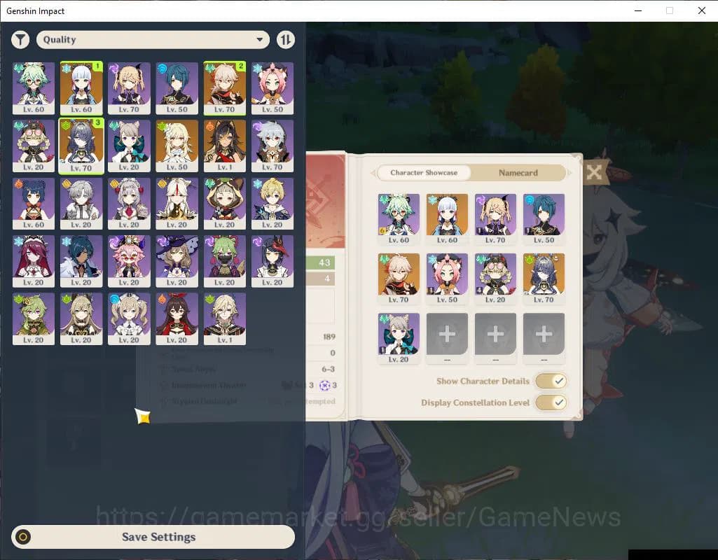 Genshin Impact Accounts ASIA|AR 43|3 Limited+23(*4Character)|Lauma,Kazuha, image 1