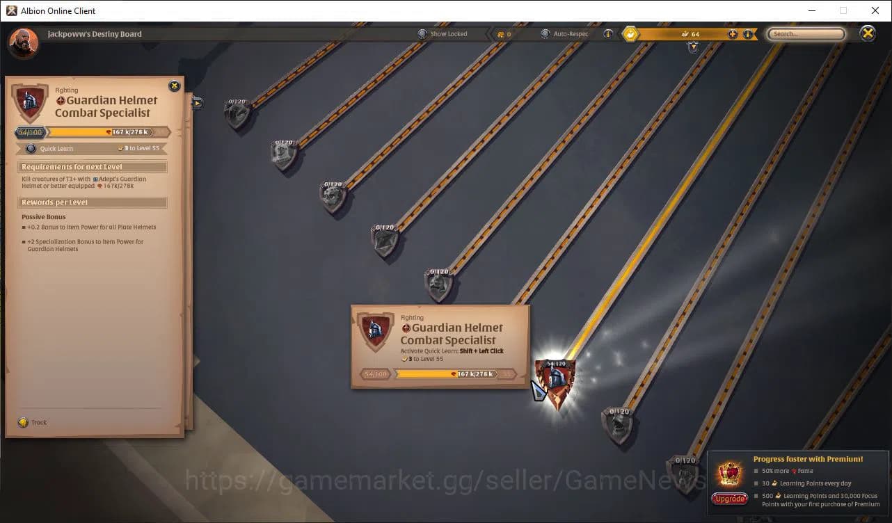 Albion Online Accounts ASIA|3,21M Total Fame -9,01M Silver|T8 Ore Miner-T image 7