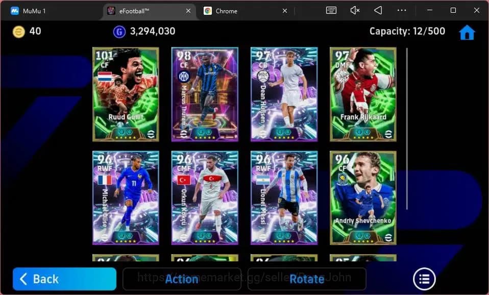 eFootball Accounts Android|PW 3134|SHW Thuram,Huijsen,Ollie,Kökçü,Me image 2