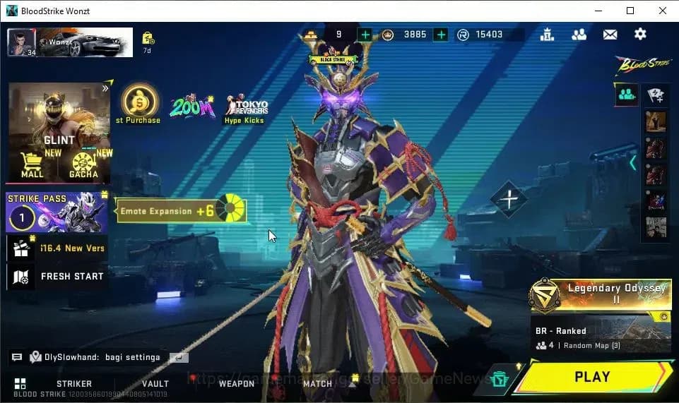 Blood Strike Accounts ASIA|ETERNAL ZERO-Oda|7 ULTRA [BLAST,ETHAN,NOVA,AU image 1