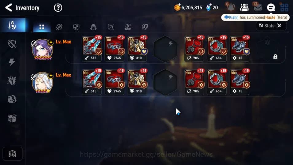 Epic Seven Accounts GLOBAL Unverif |New Era| 2 ML (LOT Scales,Arch Dem image 10