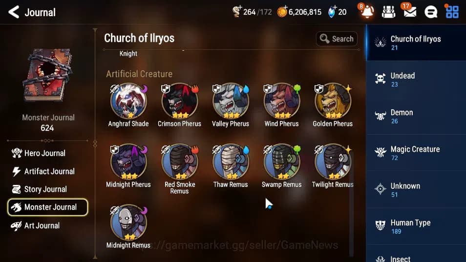 Epic Seven Accounts GLOBAL Unverif |New Era| 2 ML (LOT Scales,Arch Dem image 18