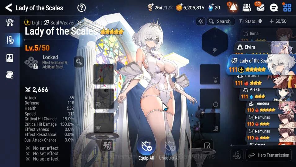 Epic Seven Accounts GLOBAL Unverif |New Era| 2 ML (LOT Scales,Arch Dem image 2