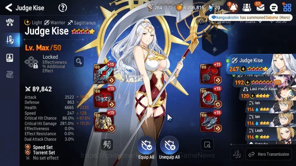 Epic Seven Accounts GLOBAL Unverif |New Era| 2 ML (LOT Scales,Arch Dem image 4