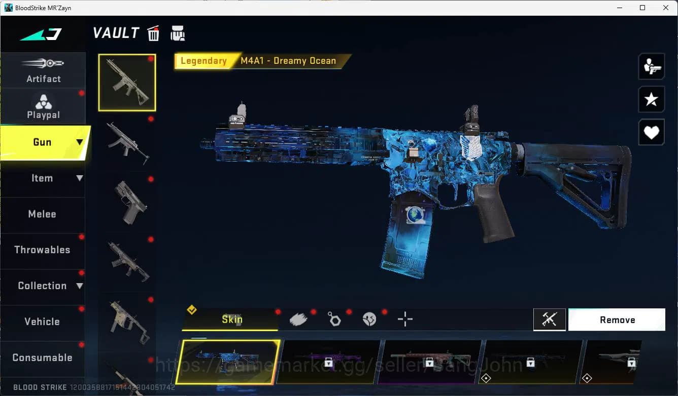 Blood Strike Accounts ASIA | ultra jet, ultra one handed axe, more detai image 12