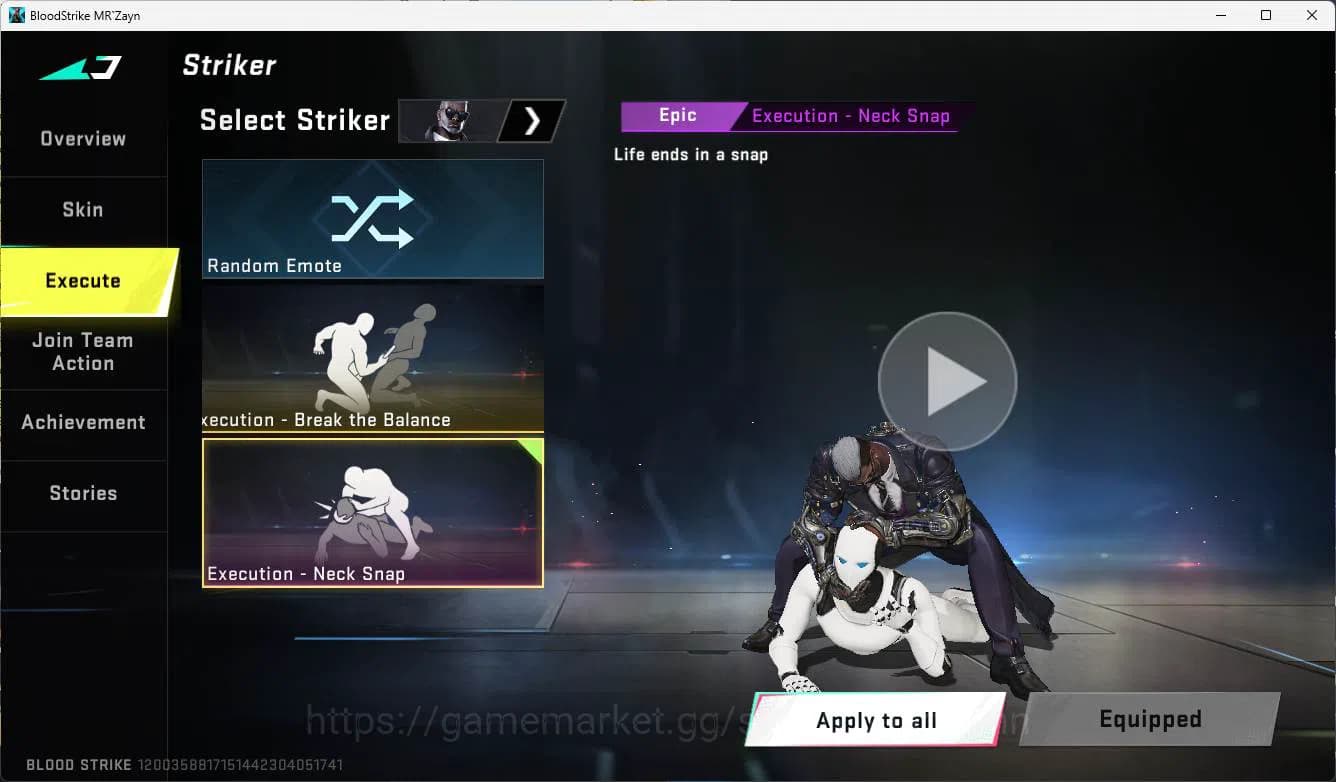 Blood Strike Accounts ASIA | ultra jet, ultra one handed axe, more detai image 4