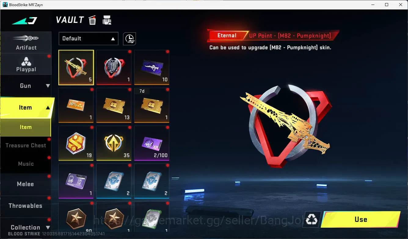 Blood Strike Accounts ASIA | ultra jet, ultra one handed axe, more detai image 6