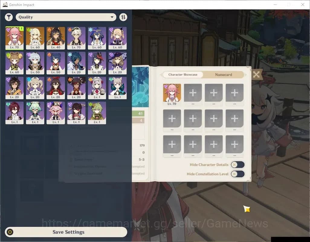 Genshin Impact Accounts Asia | AR 41 | Reoni ON| 1,8k Primo| 1 Limited+2(* image 1