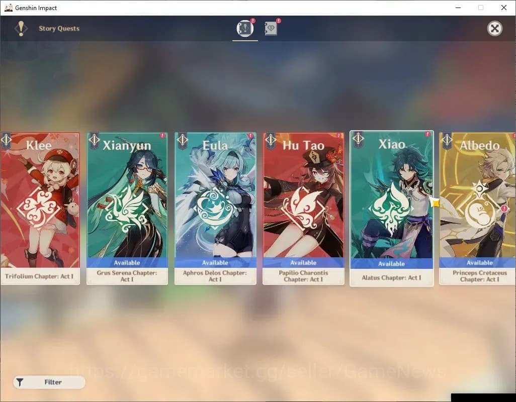 Genshin Impact Accounts Asia | AR 41 | Reoni ON| 1,8k Primo| 1 Limited+2(* image 16