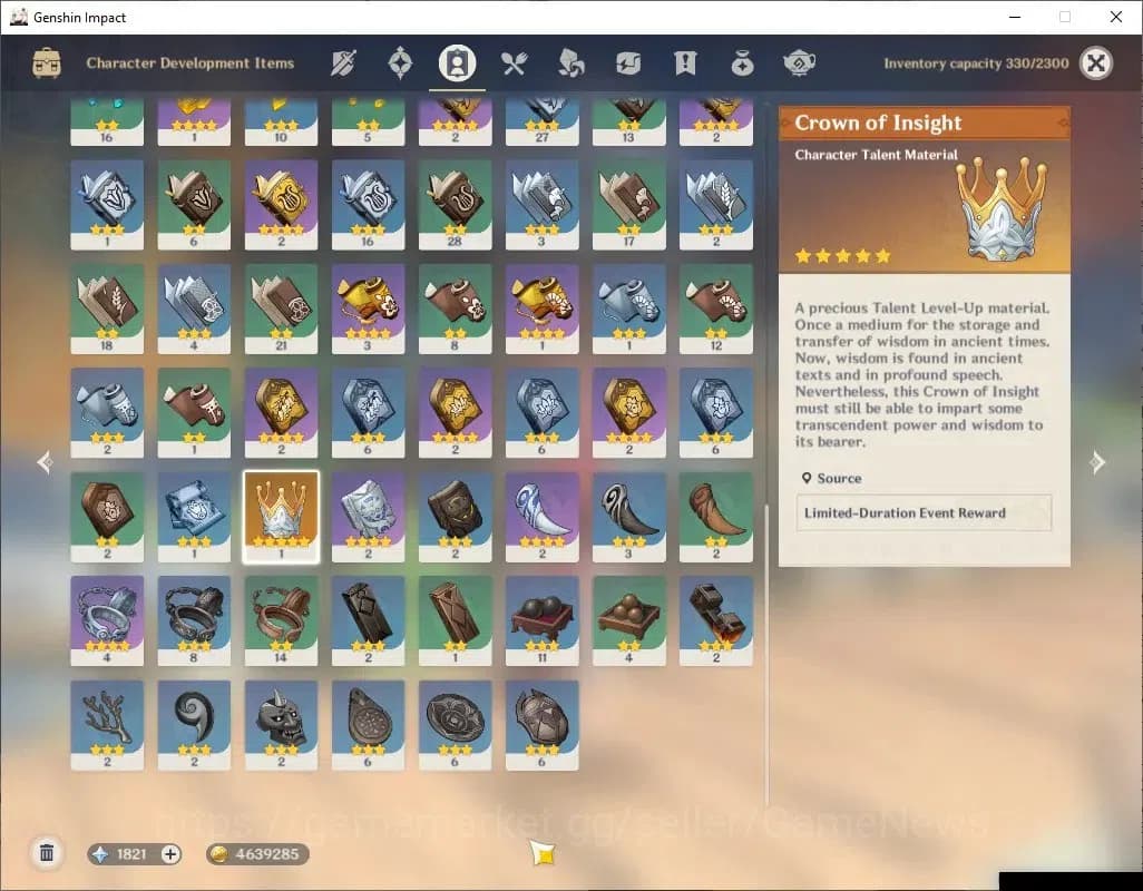 Genshin Impact Accounts Asia | AR 41 | Reoni ON| 1,8k Primo| 1 Limited+2(* image 5
