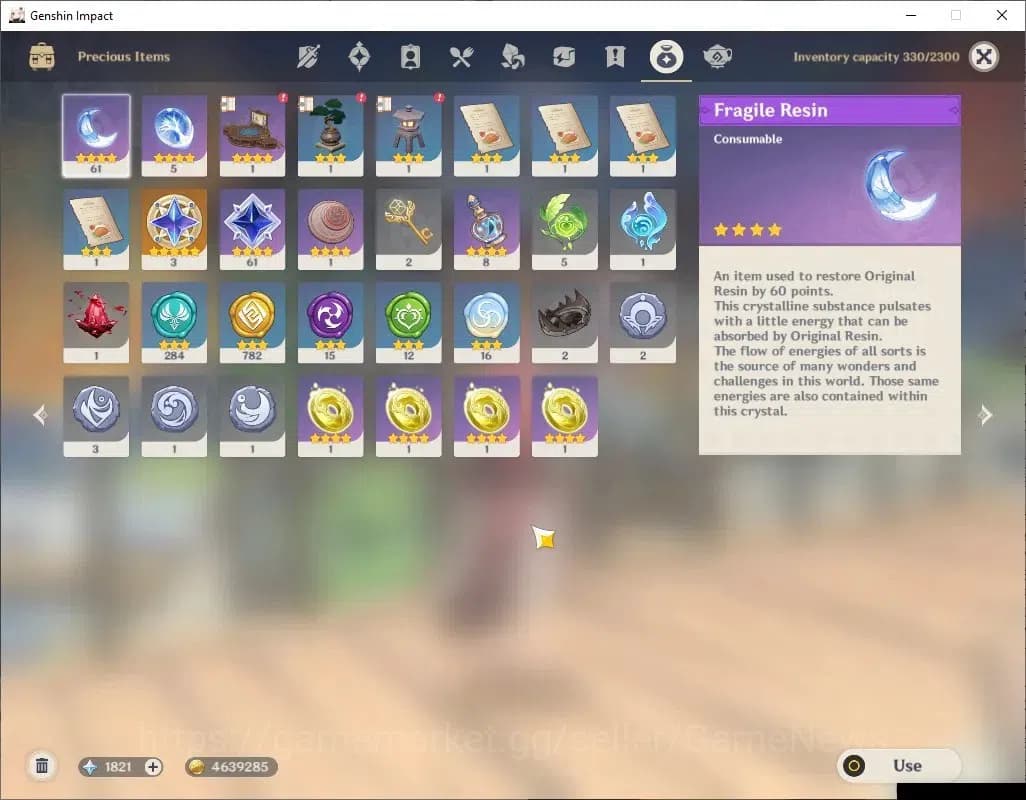 Genshin Impact Accounts Asia | AR 41 | Reoni ON| 1,8k Primo| 1 Limited+2(* image 8