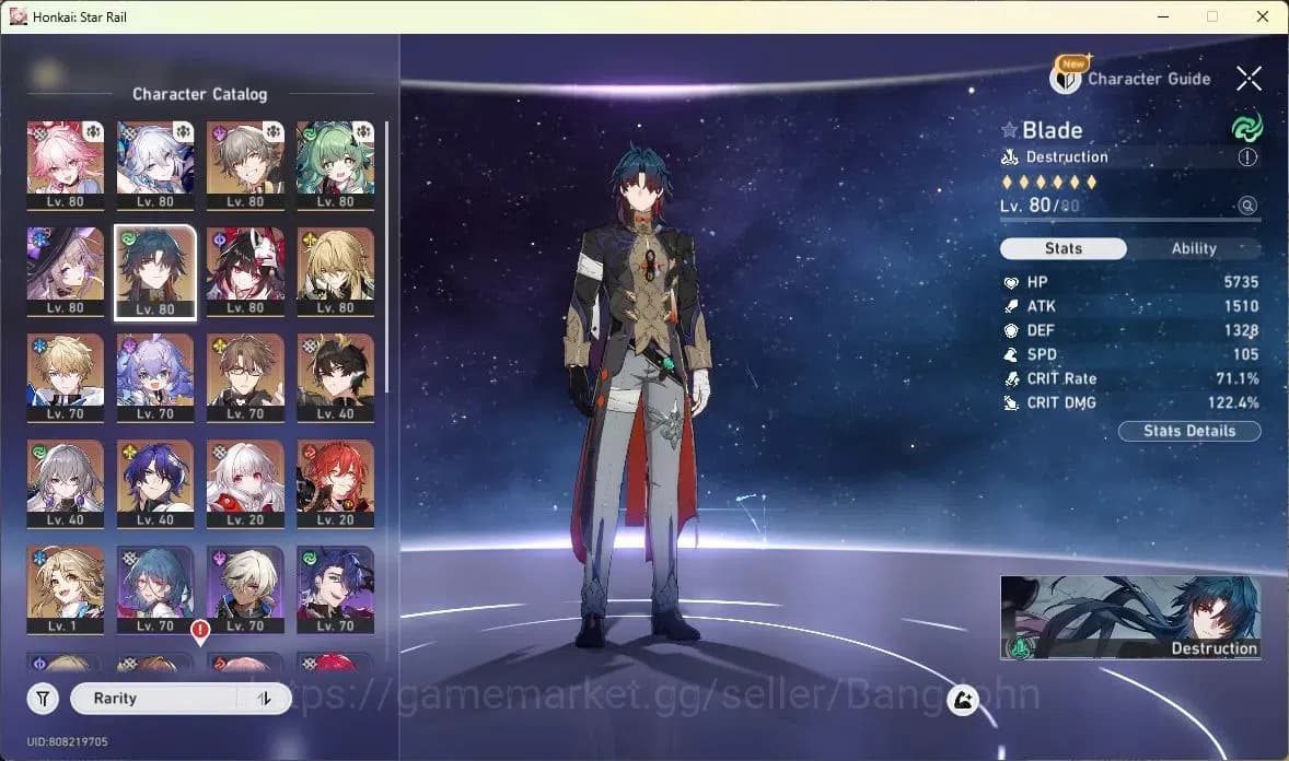 Honkai Star Rail Accounts Asia | TL 65 | Sparkle, Blade, Huohuo, Luocha, Dan image 14