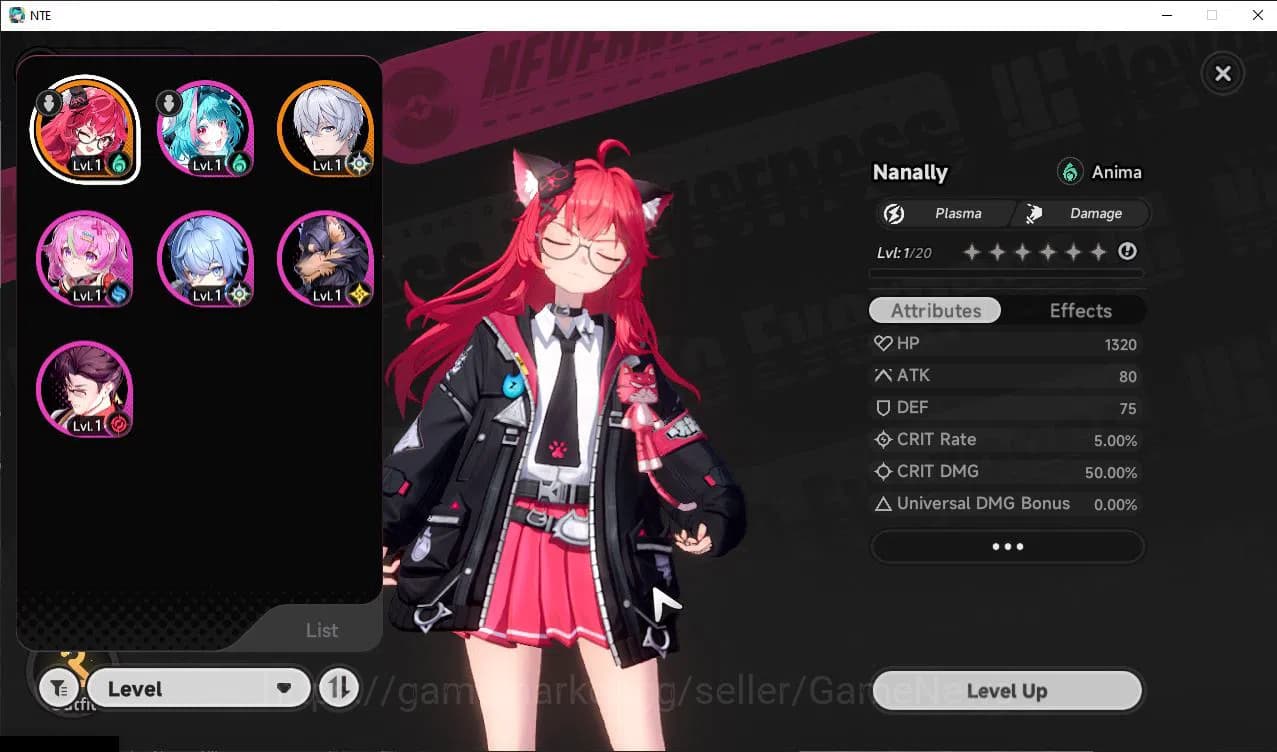 Neverness to Everness Accounts GLOBAL EU|HL 3|1 SSR Limited Meta Nanally |5 SR[Ad image 1