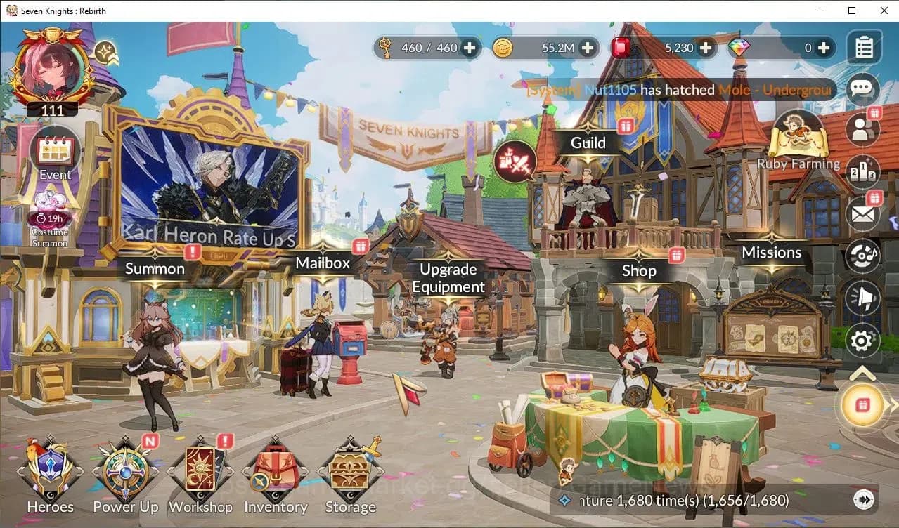 Seven Knights Re:Birth Accounts GlobalSEA|Full Ex-7k[FaiTC4,MeliaTC2,RosieTC1,Geli image 1