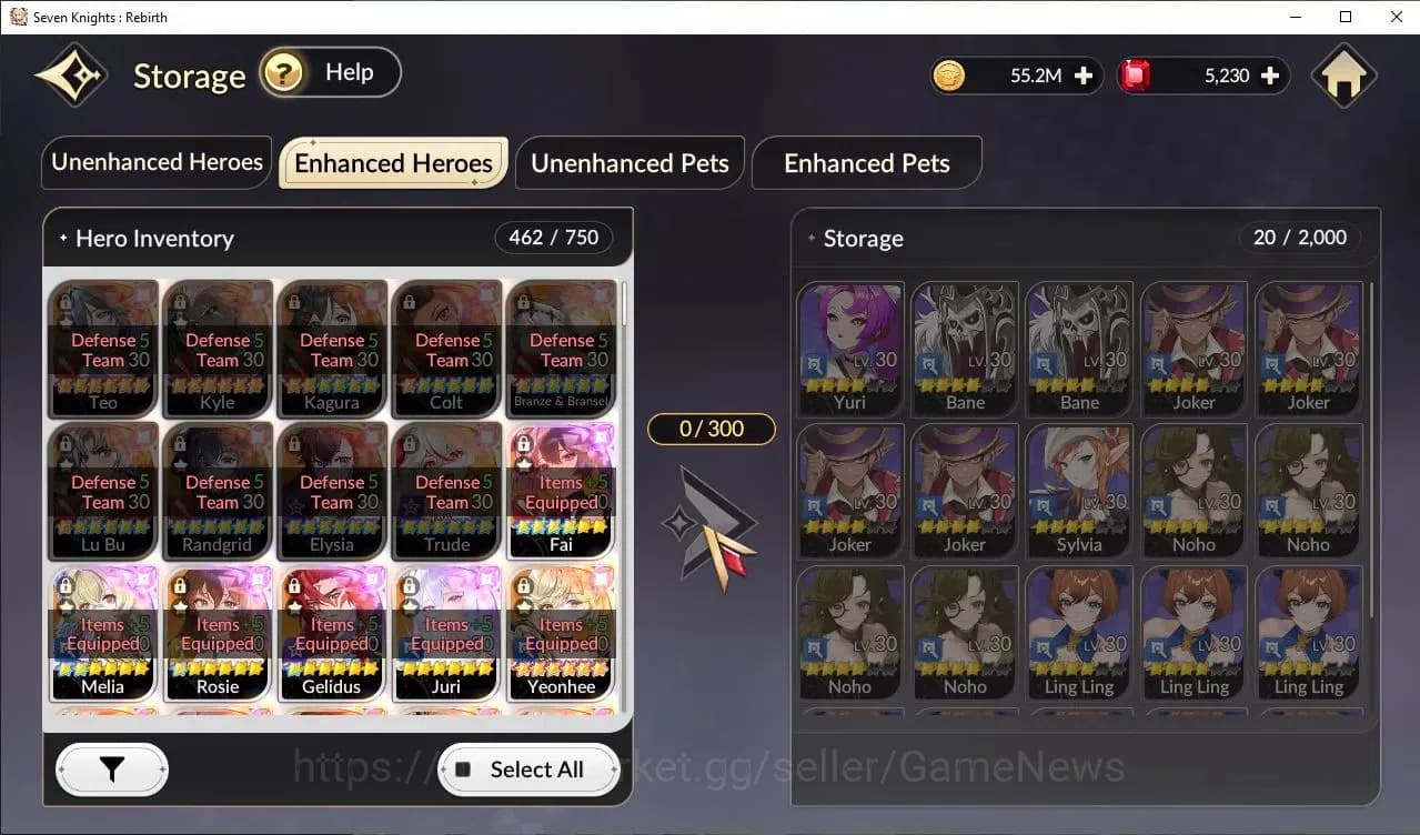Seven Knights Re:Birth Accounts GlobalSEA|Full Ex-7k[FaiTC4,MeliaTC2,RosieTC1,Geli image 16