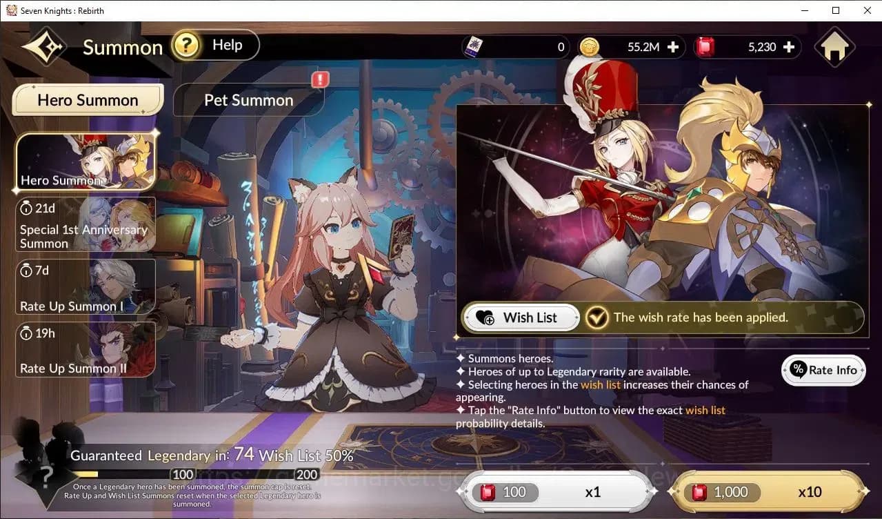 Seven Knights Re:Birth Accounts GlobalSEA|Full Ex-7k[FaiTC4,MeliaTC2,RosieTC1,Geli image 17